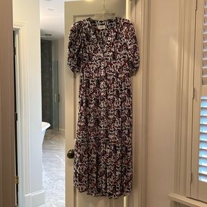 Xirena cotton shirt sleeve dress M